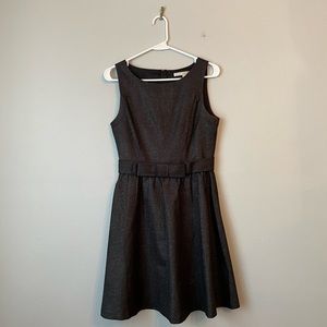 LC Lauren Conrad Women's Wonderland Black Sparkle Sleeveless Dress 4